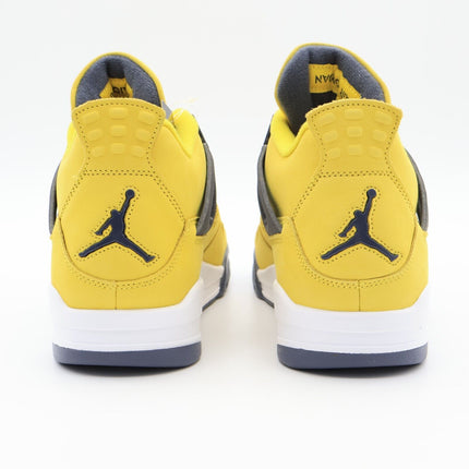 Size 10 - CT8527-700 Nike Ai r Jordan 4 Retro Mid Lightning Tour Yellow Gold