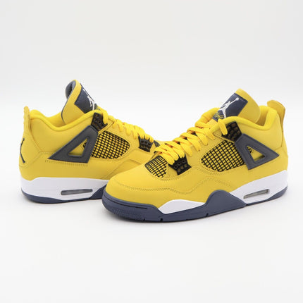 Size 10 - CT8527-700 Nike Ai r Jordan 4 Retro Mid Lightning Tour Yellow Gold