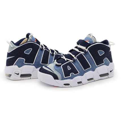 CJ6125-100 Nike Air More Uptempo 96 Denim White Obsidian Total Orange (Men's)