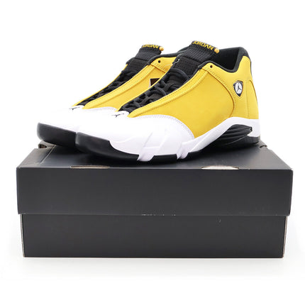 487471-701 Nike Air Jordan 14 Retro Light Ginger Black White (Men's)