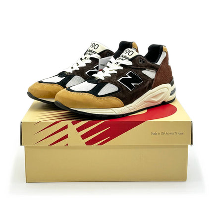 M990BB2 New Balance 990V2 Brown and Tan Season 2 Brown MiUSA Made in USA