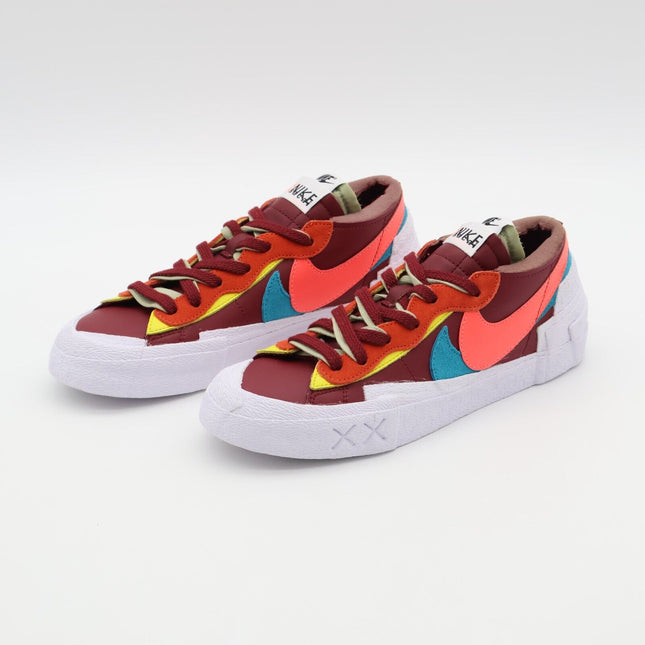 Size 7 - DM7901-600 Nike KAWS x sacai x Blazer Low Team Red Orange Pink Blue