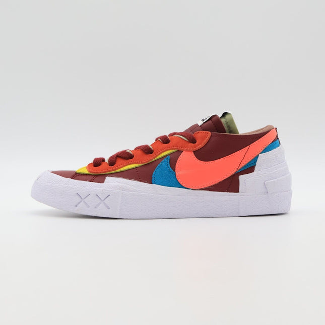 Size 7 - DM7901-600 Nike KAWS x sacai x Blazer Low Team Red Orange Pink Blue