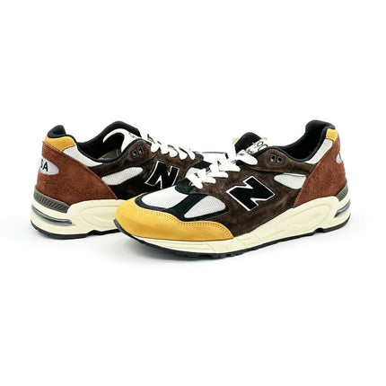 M990BB2 New Balance 990V2 Brown and Tan Season 2 Brown MiUSA Made in USA