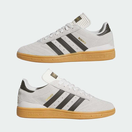 IF4617 adidas Skateboarding Busenitz Crystal White Shadow Olive Gum (Men's)