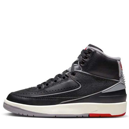 DQ8562-001 Nike GS Air Jordan 2 Retro Black Cement