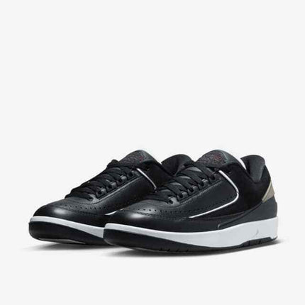 DX4401-001 Nike Air Jordan 2 Retro Low Black Varsity Red (Women's)