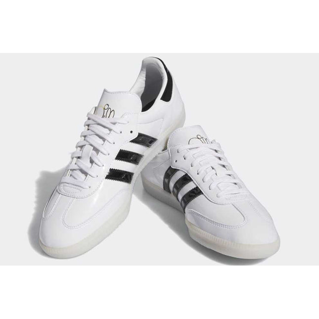 IE5158 Jason Dill adidas Originals Samba Patent Leather Cloud White (Men's)