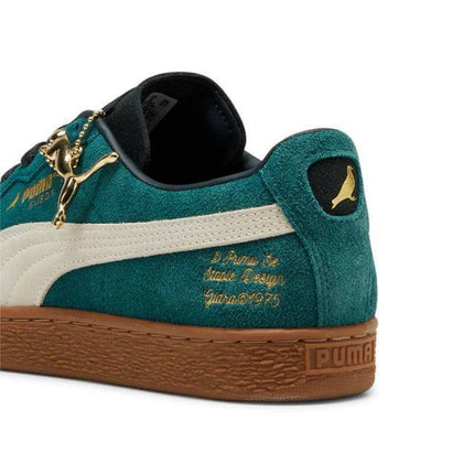 393542-01 Staple Puma Suede Malachite Alpine Snow (Men's)