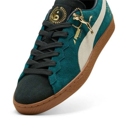 393542-01 Staple Puma Suede Malachite Alpine Snow (Men's)