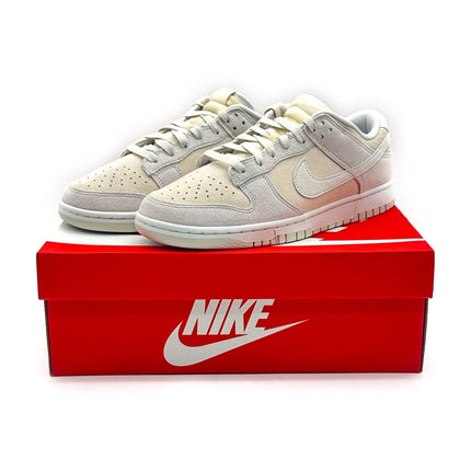 DD8338-001 Nike Dunk Low Premium Vast Grey White Sail Ivory Pink Beige (Men's)