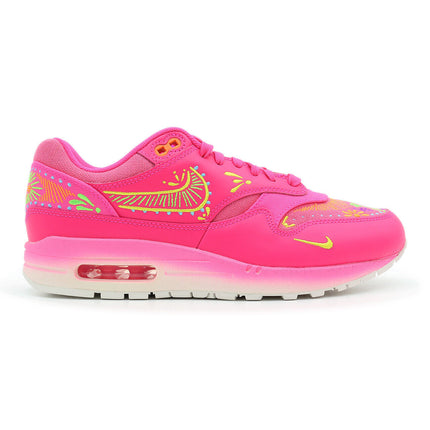 FQ8172-645 Nike Air Max 1 PRM Dia De Muertos Hyper Pink Sail Opti Yellow (Men's)