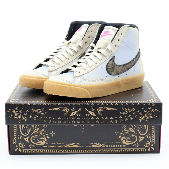 FQ8173-104 Nike Blazer Mid '77 Dia De Muertos Summit White Gold Black (Women's)