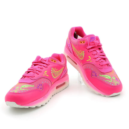 FQ8172-645 Nike Air Max 1 PRM Dia De Muertos Hyper Pink Sail Opti Yellow (Men's)