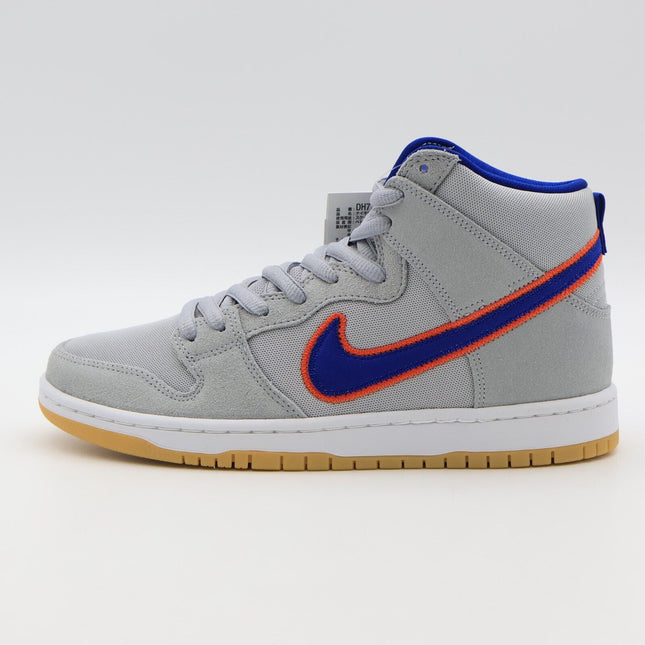 DH7155-001 Nike Dunk High SB New York Mets Rush Blue Orange Cloud Gray (Men's)