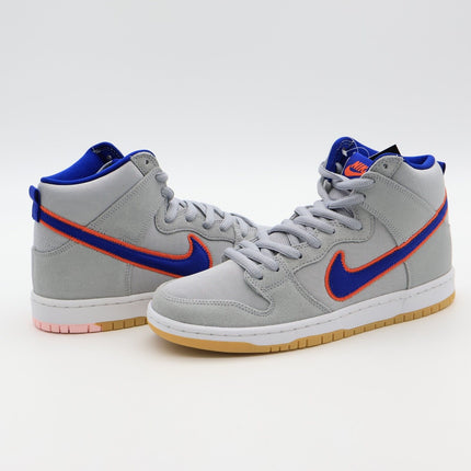 DH7155-001 Nike Dunk High SB New York Mets Rush Blue Orange Cloud Gray (Men's)