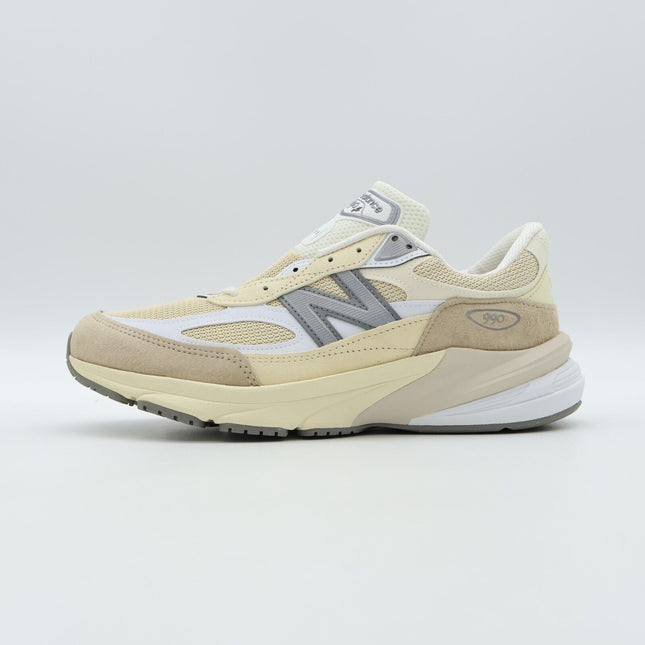 M990SS6 New Balance 990V6 Beige MiUSA Cream Ivory Mindful Grey Bone (Men's)