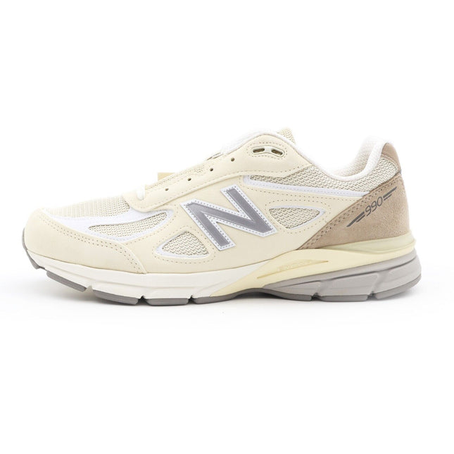 U990TE4 New Balance 990V4 Beige Limestone White Beige Cream Ivory Grey (Men's)