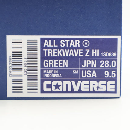 31310810 Converse All Star Trekwave Z Hi Green (Men's)