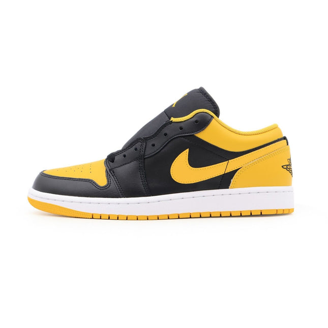 553558-072 Nike Air Jordan 1 Low Yellow Ochre Black White Gold Mandarin (Men's)