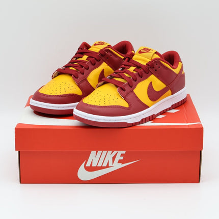 DD1391-701 Nike Dunk Low Midas Championship Gold Tough Red White Yellow Orange