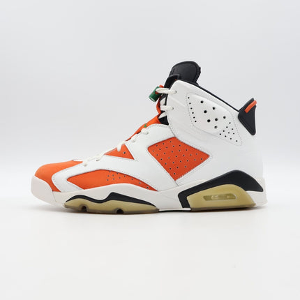 384664-145 Nike Air Jordan 6 Retro Gatorade Like Mike White Team Orange (Men's)