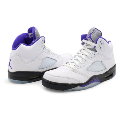 DD0587-141 Nike Air Jordan 5 Retro Dark Concord White Black Purple (Men's)