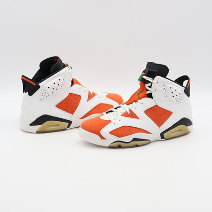 384664-145 Nike Air Jordan 6 Retro Gatorade Like Mike White Team Orange (Men's)