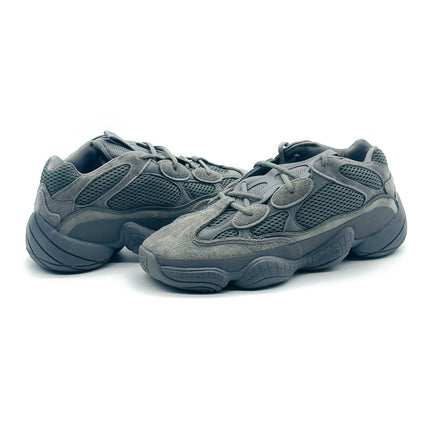 GW6373 Adidas Yeezy Boost 500 Granite Black Dark Grey Chacoal Gray Suede Dark