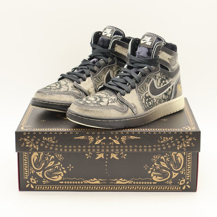 FQ8155-010 Nike Air Jordan 1 High Zoom CMFT 2 Dia De Muertos Pale Ivory (Men's)