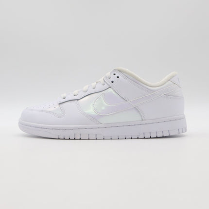 FD8683-100 Nike Dunk Low SE Just Do It White Iridescent (Women's)