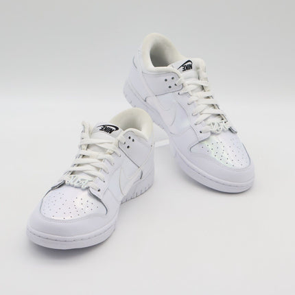 FD8683-100 Nike Dunk Low SE Just Do It White Iridescent (Women's)