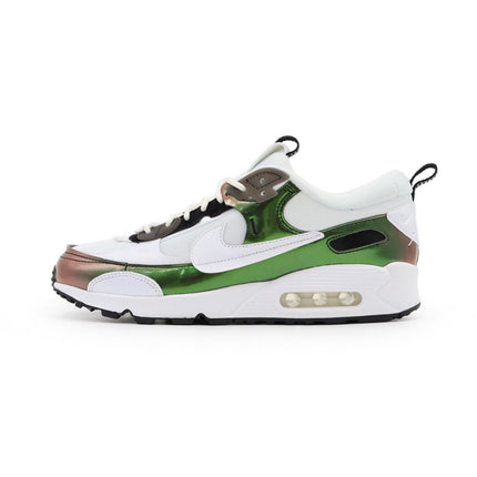 FV1168-100 Nike Air Max 90 Futura Just Do It White Black Metallic (Women's)