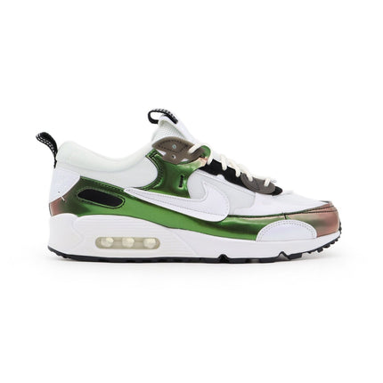 FV1168-100 Nike Air Max 90 Futura Just Do It White Black Metallic (Women's)