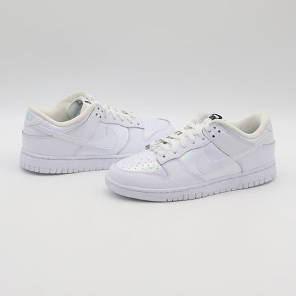 FD8683-100 Nike Dunk Low SE Just Do It White Iridescent (Women's)