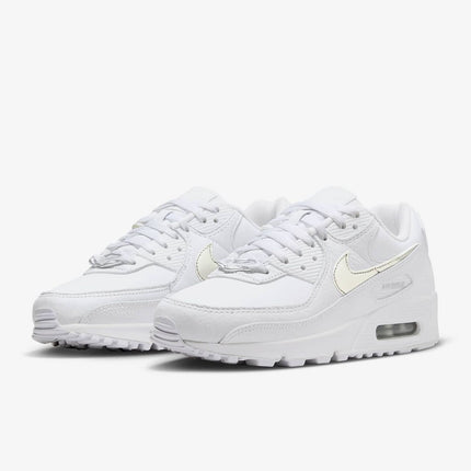 FV0949-100 Nike Air Max 90 White Blue Joy Metallic Silver (Women's)