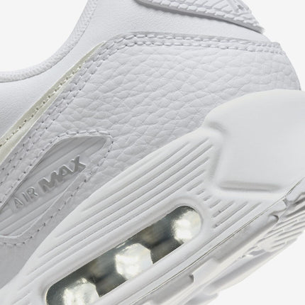 FV0949-100 Nike Air Max 90 White Blue Joy Metallic Silver (Women's)