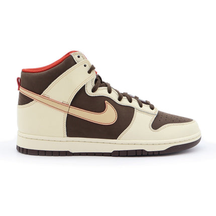 FB8892-200 Nike Dunk High Retro SE Baroque Brown Coconut Milk Mystic Red (Men's)