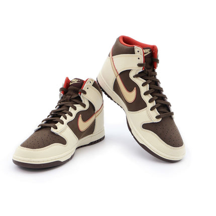 FB8892-200 Nike Dunk High Retro SE Baroque Brown Coconut Milk Mystic Red (Men's)