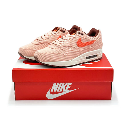 FB8915-600 Nike Air Max 1 PRM Coral Stardust Corduroy Pink Beige