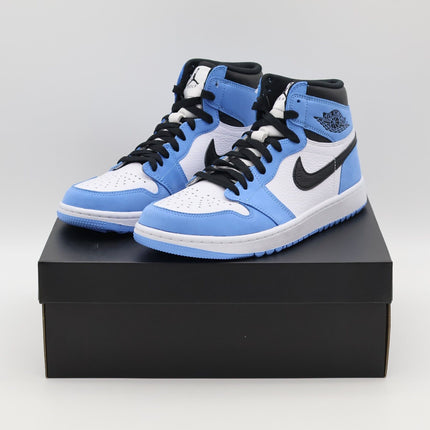 DQ0660-400 Nike Air Jordan 1 High Golf University Blue UNC Black White (Men's)