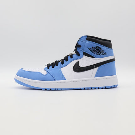 DQ0660-400 Nike Air Jordan 1 High Golf University Blue UNC Black White (Men's)