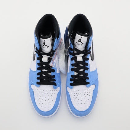 DQ0660-400 Nike Air Jordan 1 High Golf University Blue UNC Black White (Men's)