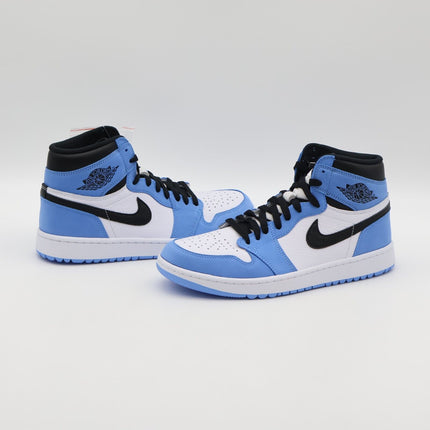 DQ0660-400 Nike Air Jordan 1 High Golf University Blue UNC Black White (Men's)