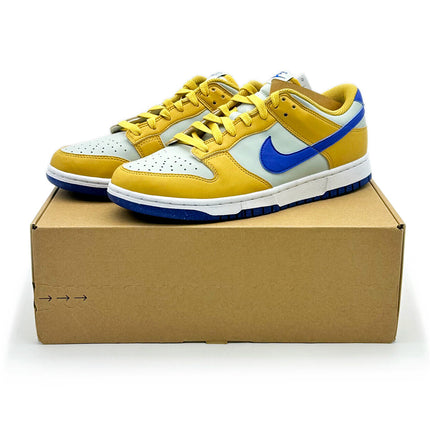 DN1431-700 Nike Dunk Low Next Nature Wheat Gold Yellow Blue Royal (Women's)