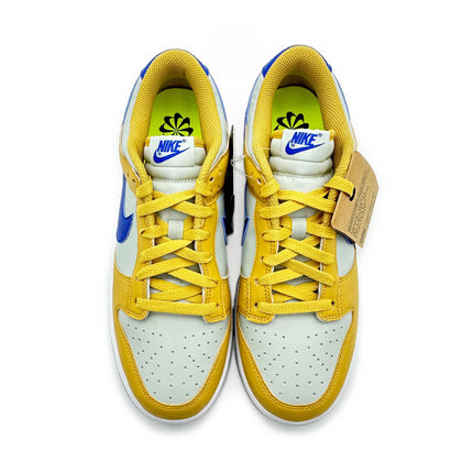 DN1431-700 Nike Dunk Low Next Nature Wheat Gold Yellow Blue Royal (Women's)