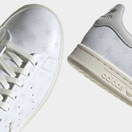 IF9990 atmos �~ adidas Stan Smith LUX GOLD STAR Off White Grey Sail Ivory