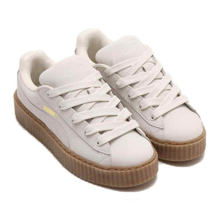 396813-03 Fenty Puma Creeper Phatty Nubuck Warm White Puma Gold Gum (Men's)