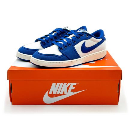 DX4981-103 Nike Air Jordan 1 Low KO Royal Blue White Kentucky Canvas (Men's)