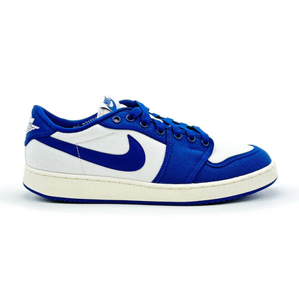 DX4981-103 Nike Air Jordan 1 Low KO Royal Blue White Kentucky Canvas (Men's)